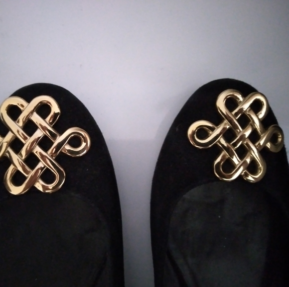 Diane von furstenberg black flats - Picture 2 of 3